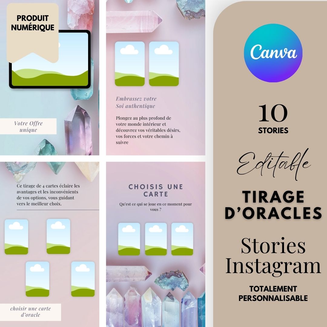 Tirage d'Oracles (Stories Instagram FR/EN)