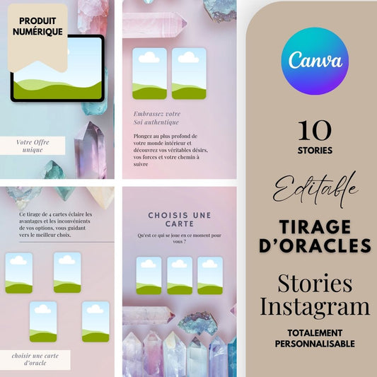 Tirage d'Oracles (Stories Instagram FR/EN)