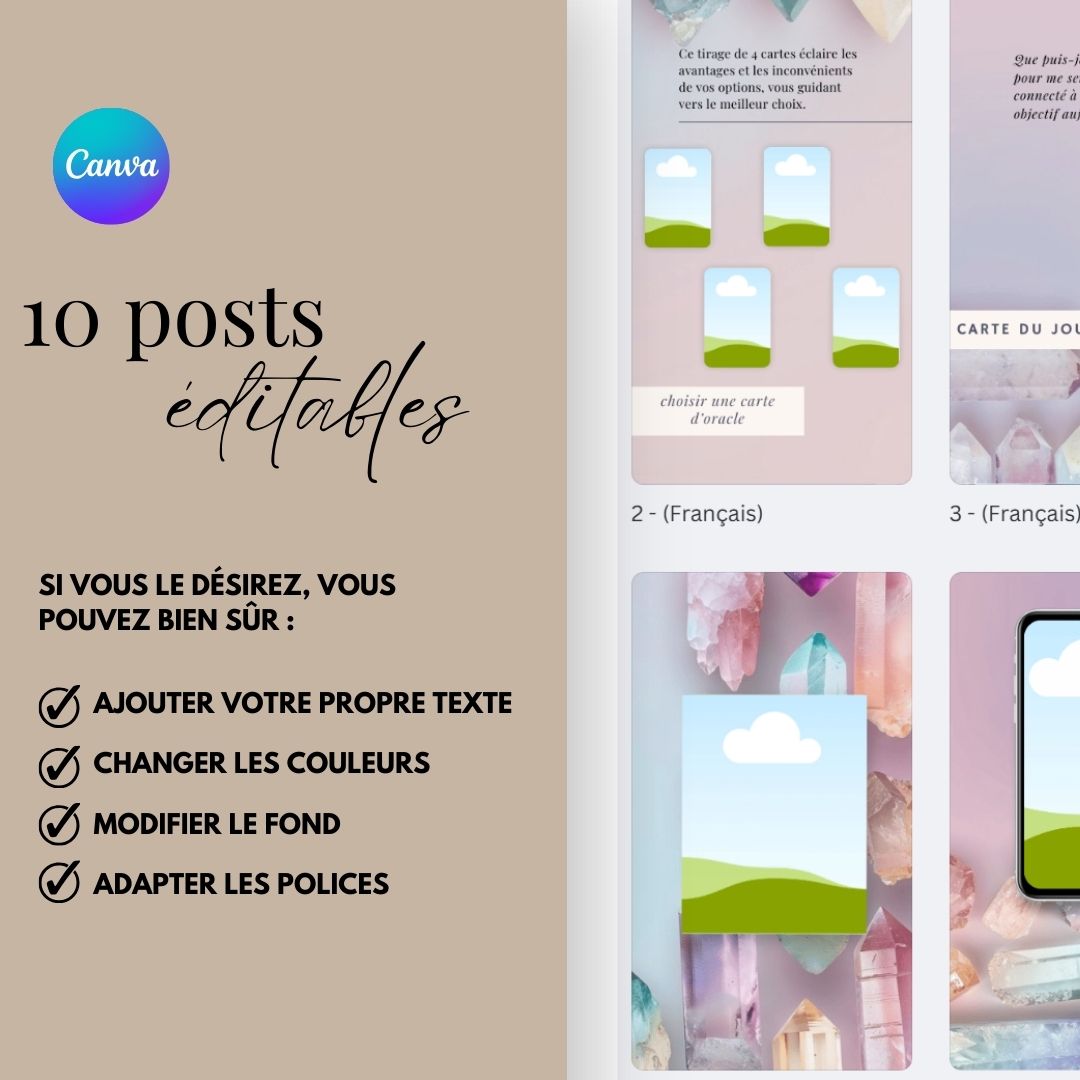 Tirage d'Oracles (Stories Instagram FR/EN)