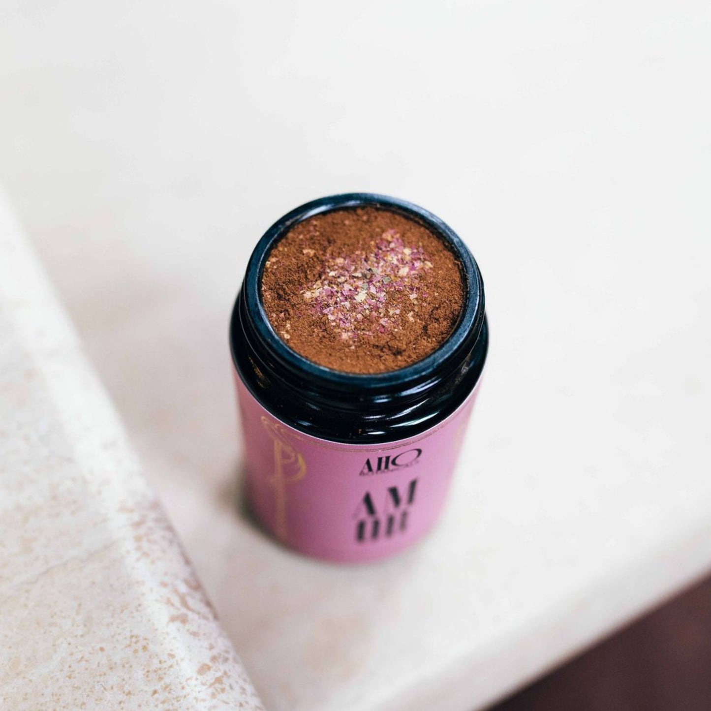 AMOR ✺ CACAO + ROSE Mélange d'adaptogènes - AHO Botanics